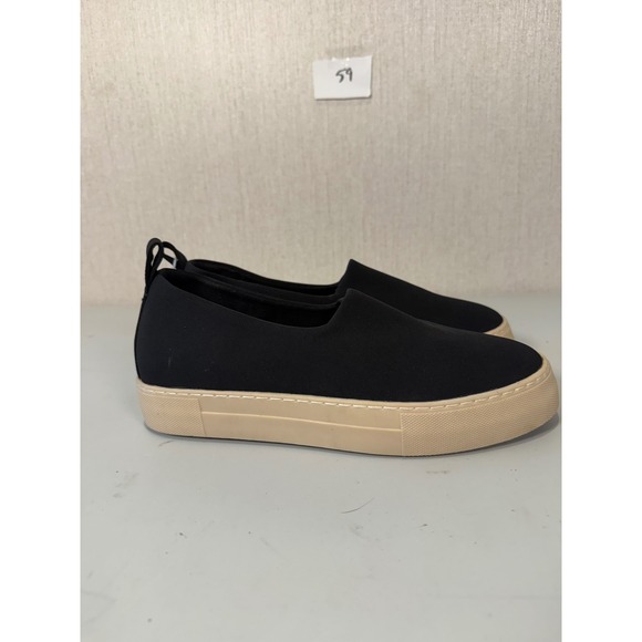 AEROSOLES Shoes - Aerosoles Blakely Black Textile Platform Slip On Sneakers Womens 9.5M